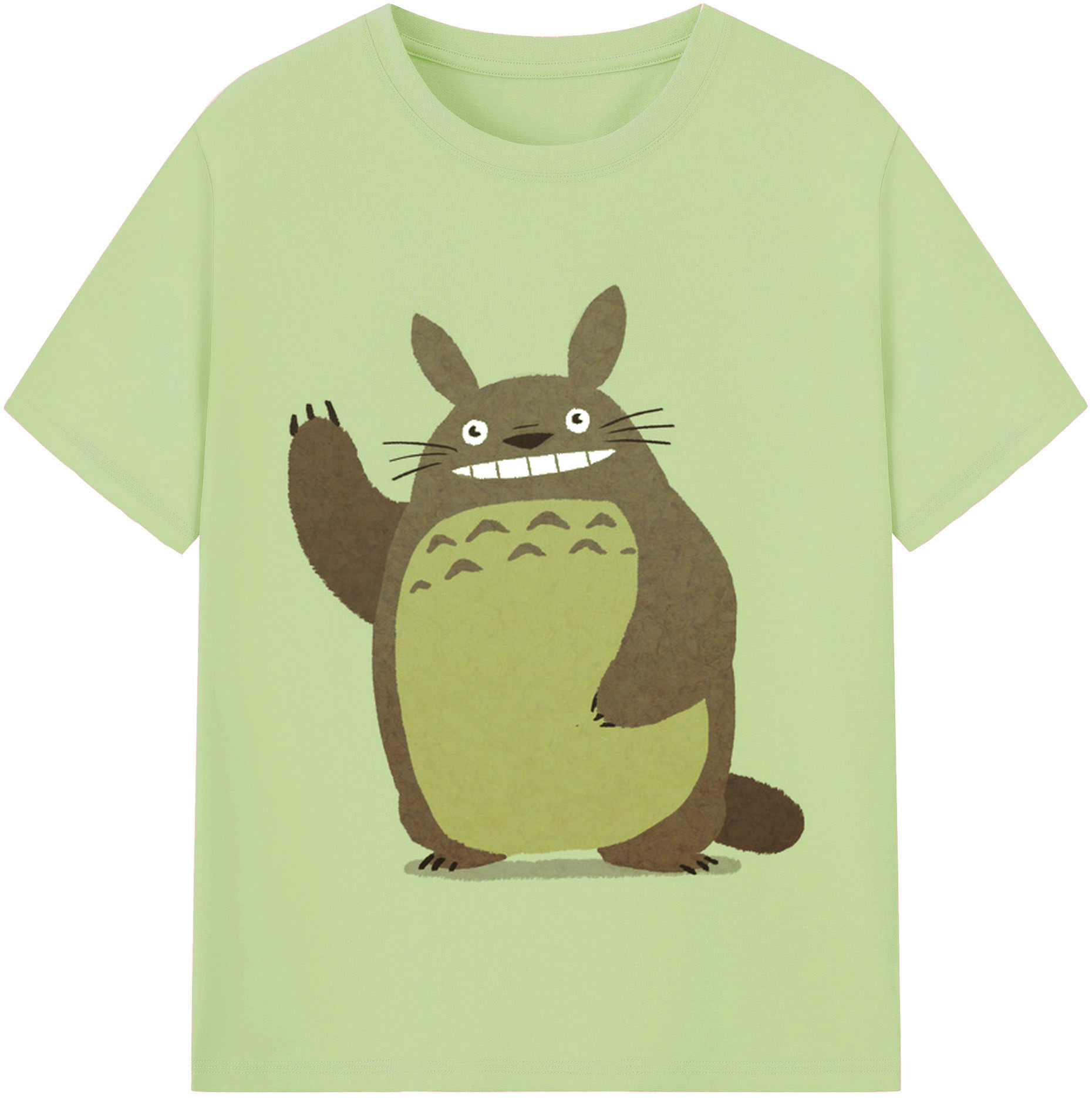 （画像用） となりのトトロ 草壁メイ 草壁サツキ My Neighbor Totoro Satsuki Kusakabe Mei Kusakabe 綿100％半袖Tシャツ（フロントプリント）